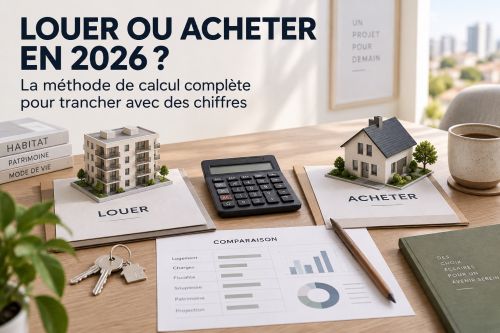 Louer ou acheter en 2026 : la méthode de calcul complète pour trancher avec des chiffres Louer ou acheter en 2026 : la méthode de calcul complète pour trancher avec des chiffres